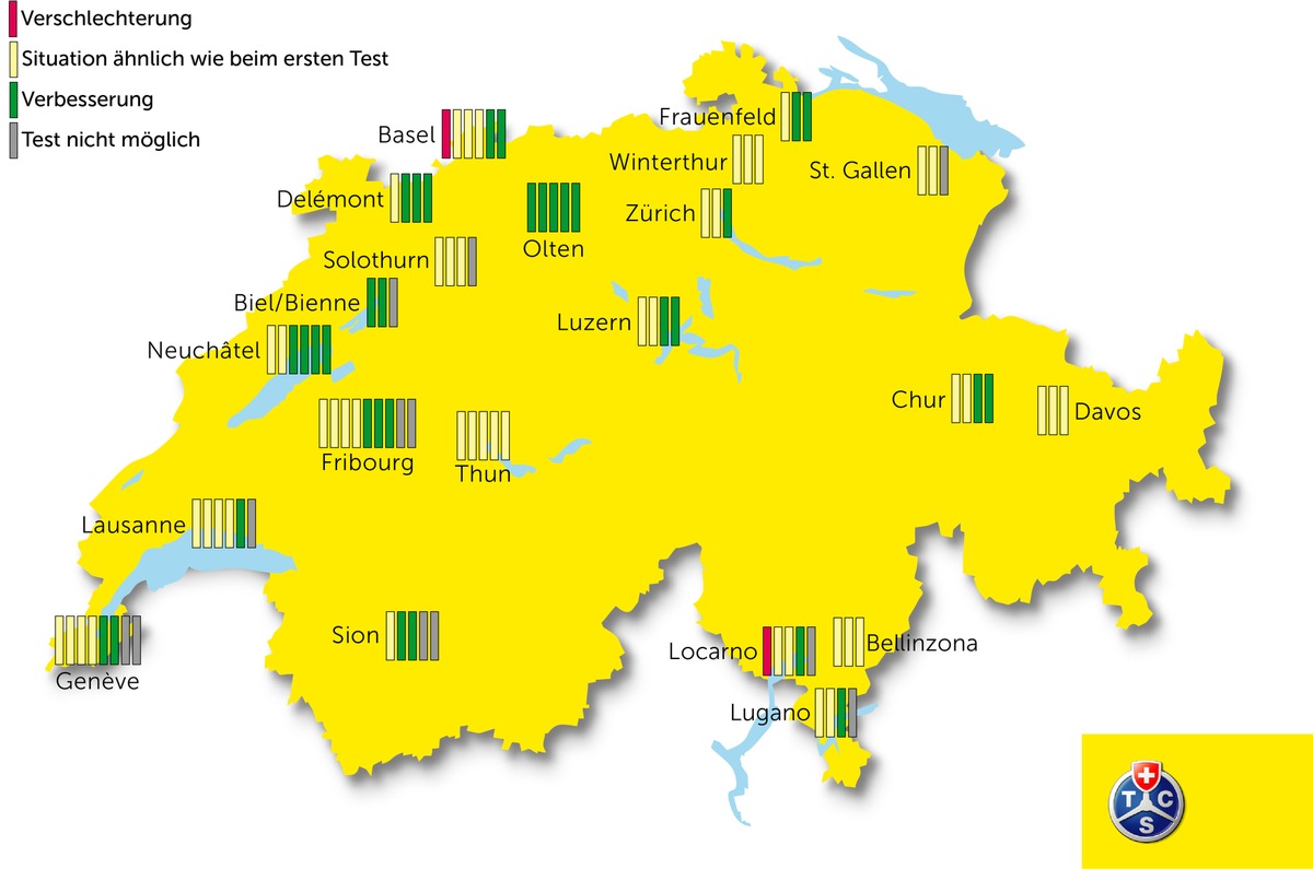 Ein Drittel der Fussgängerstreifen ist sicherer geworden (BILD)