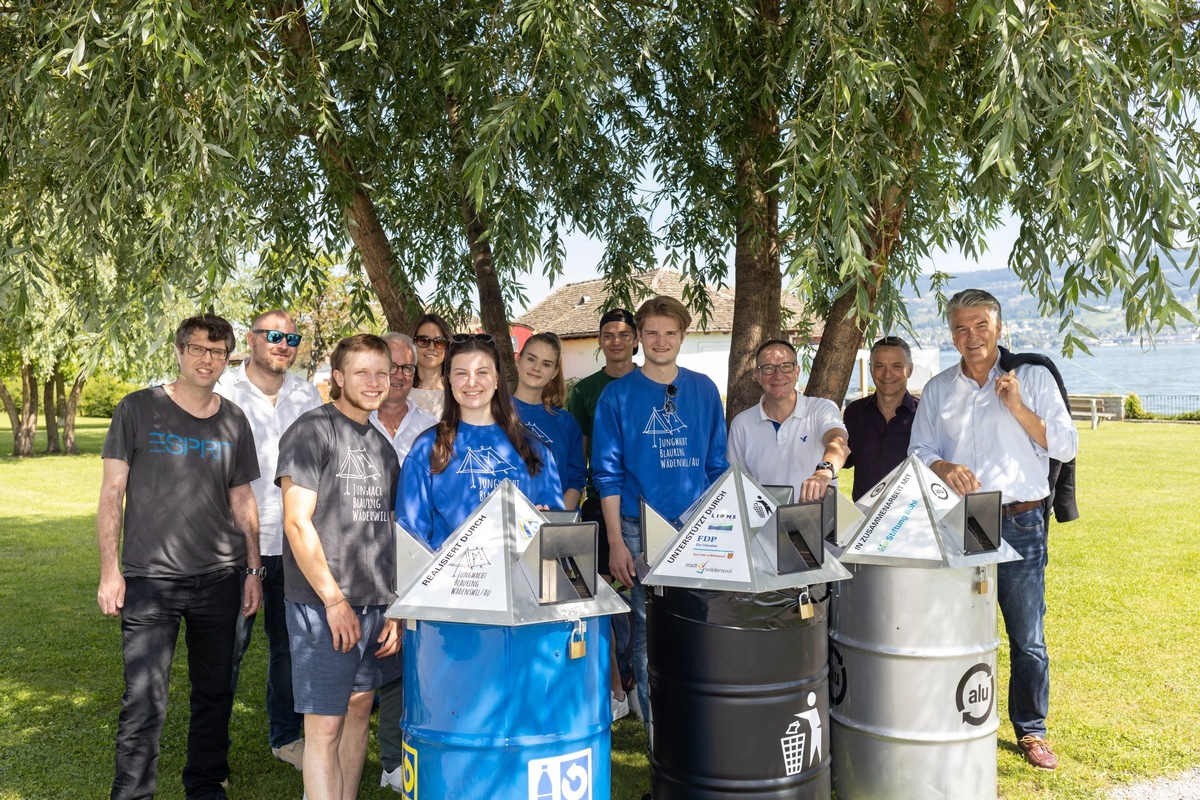 Medienmitteilung: IGSU-Botschafter im Einsatz gegen Littering in Wädenswil