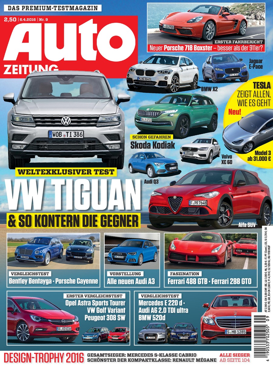 Design Trophy 2016: Mercedes ist die schönste Automarke / AUTO ZEITUNG-Leser küren die Design-Sieger der Automobil-Industrie