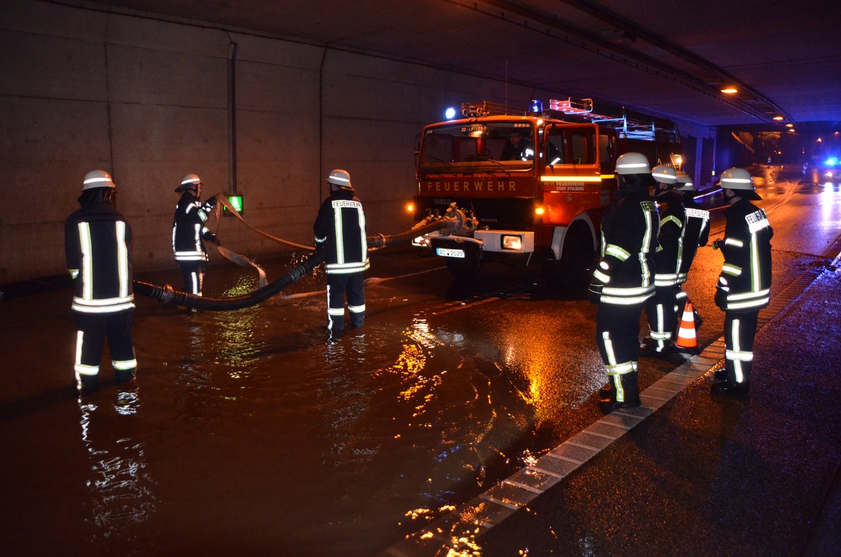 FW-Stolberg: Zahlreiche Einsätze nach Unwetter