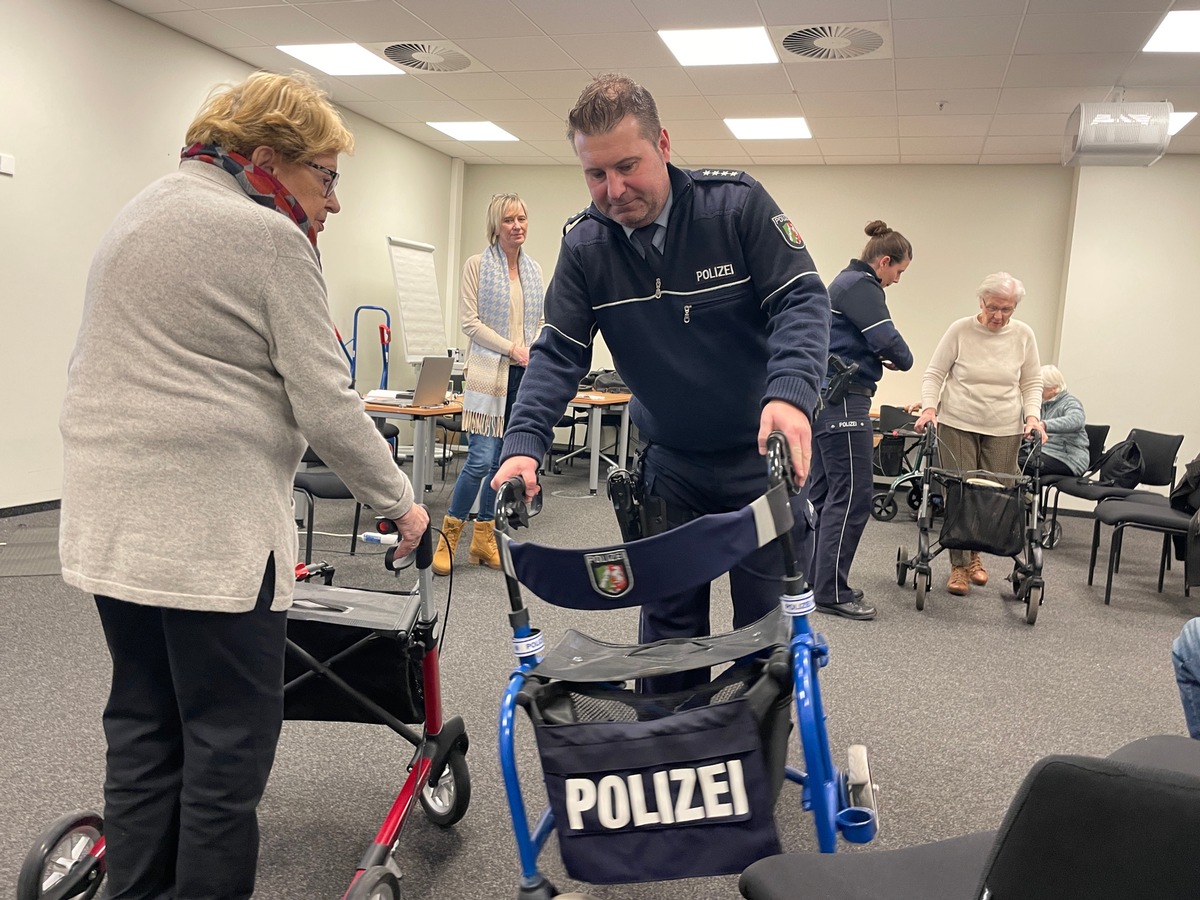 POL-DO: Polizei und Volkshochschule bieten wieder ein Rollatortraining in Dortmund an