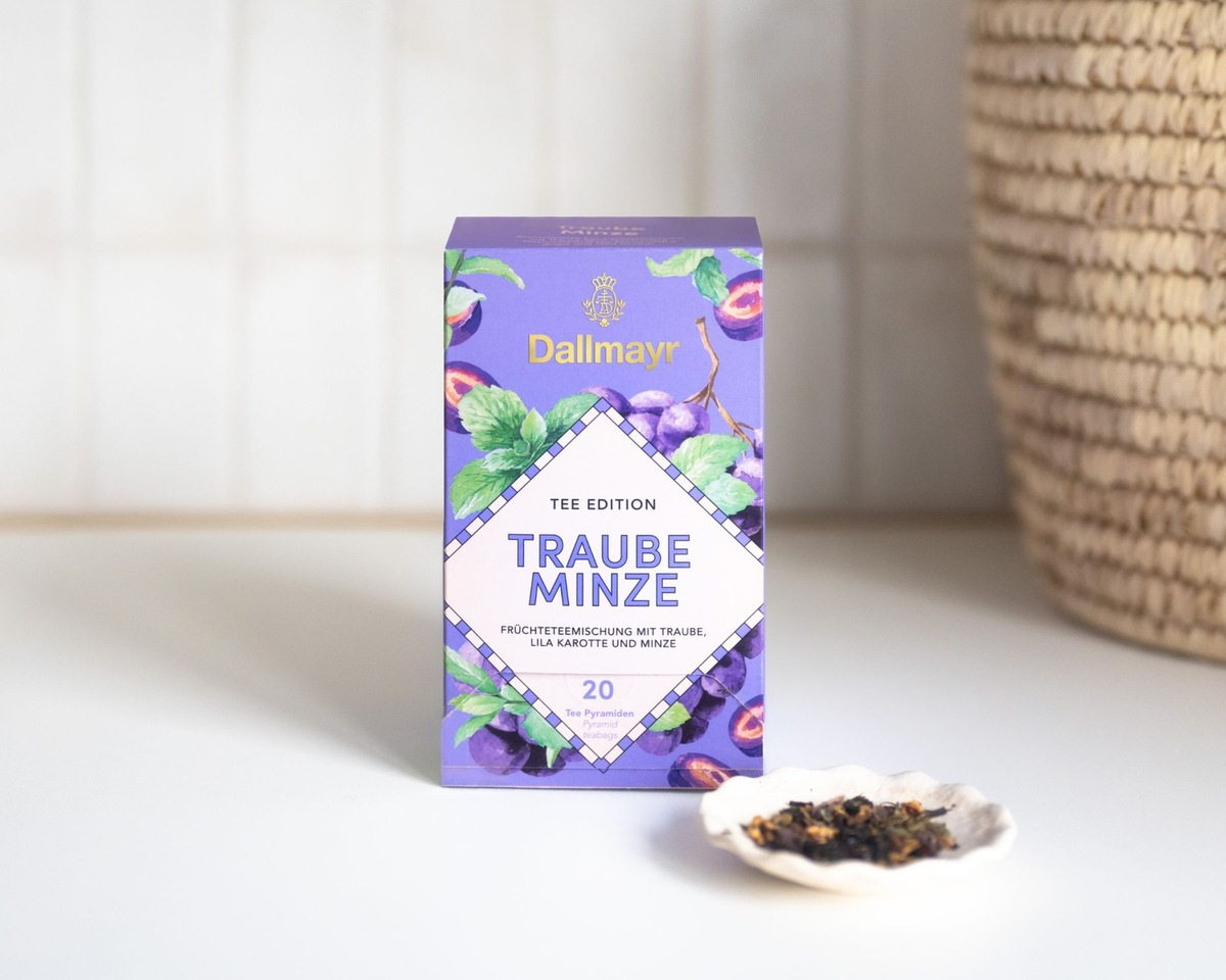 Jetzt neu: Dallmayr Tee Edition Traube Minze