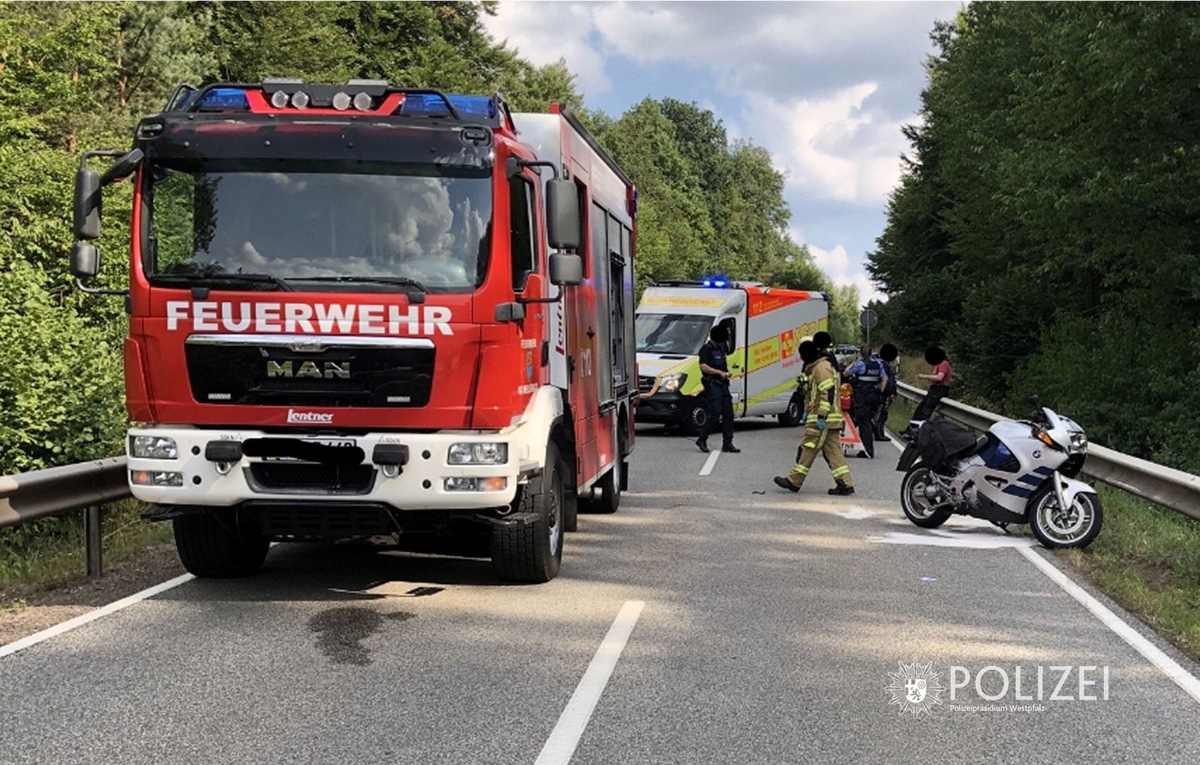 POL-PPWP: Auffahrunfall unter Motorradfahrern