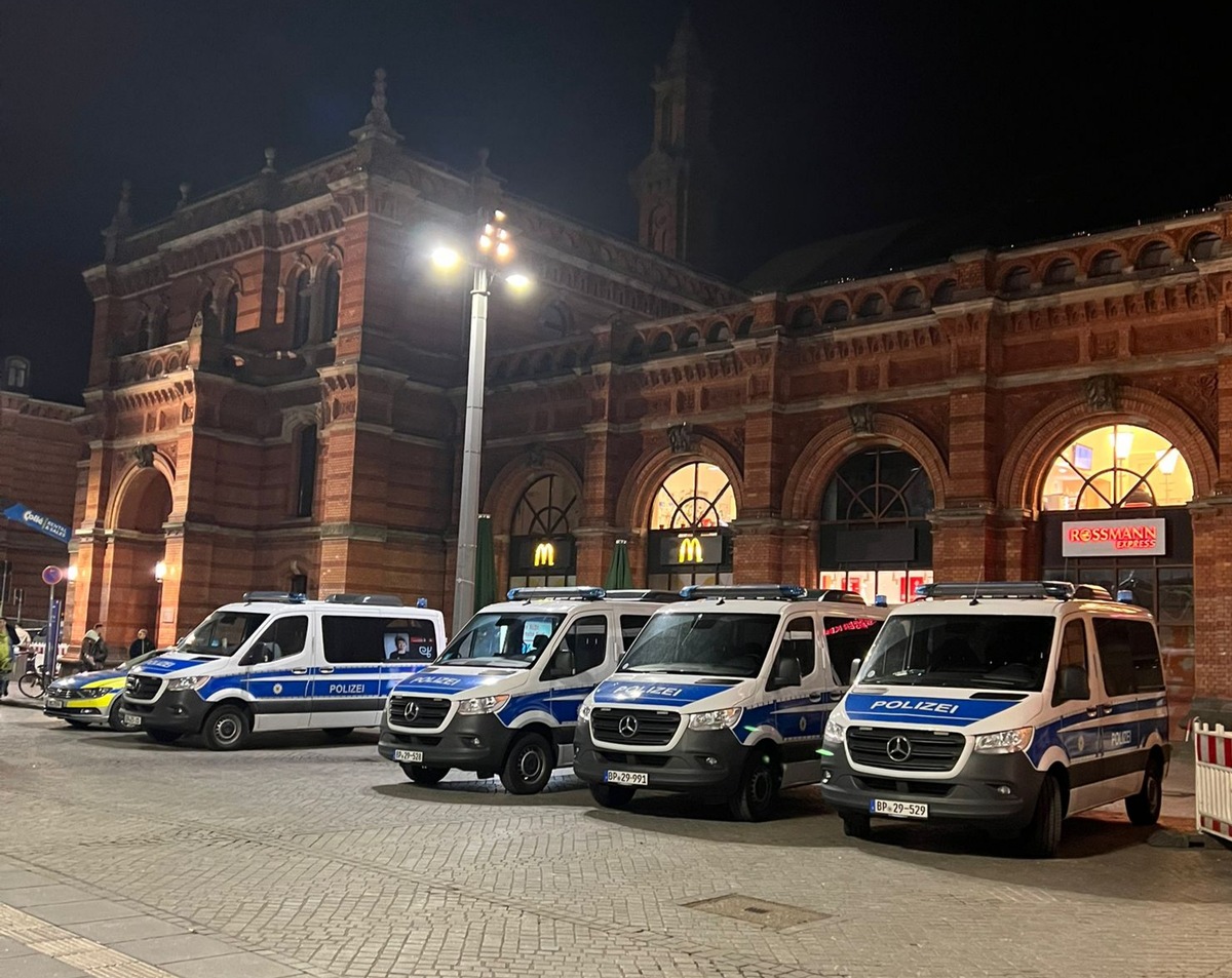 BPOL-HB: Bundespolizei überwacht Bremer Hauptbahnhof: Sondereinsatz gegen Gewaltkriminalität