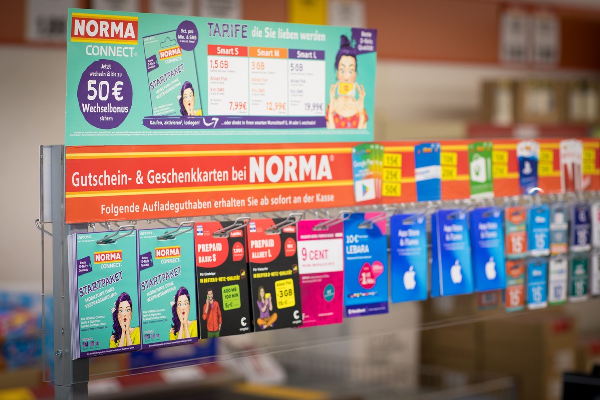 NORMA: Besser kommunizieren mit NORMA Connect / Discounter startet neue Mobilfunk-Eigenmarke im Netz der Telekom (FOTO)