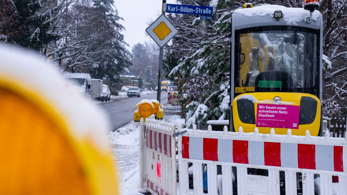 Telekom-Ausbau trotzt dem Winter