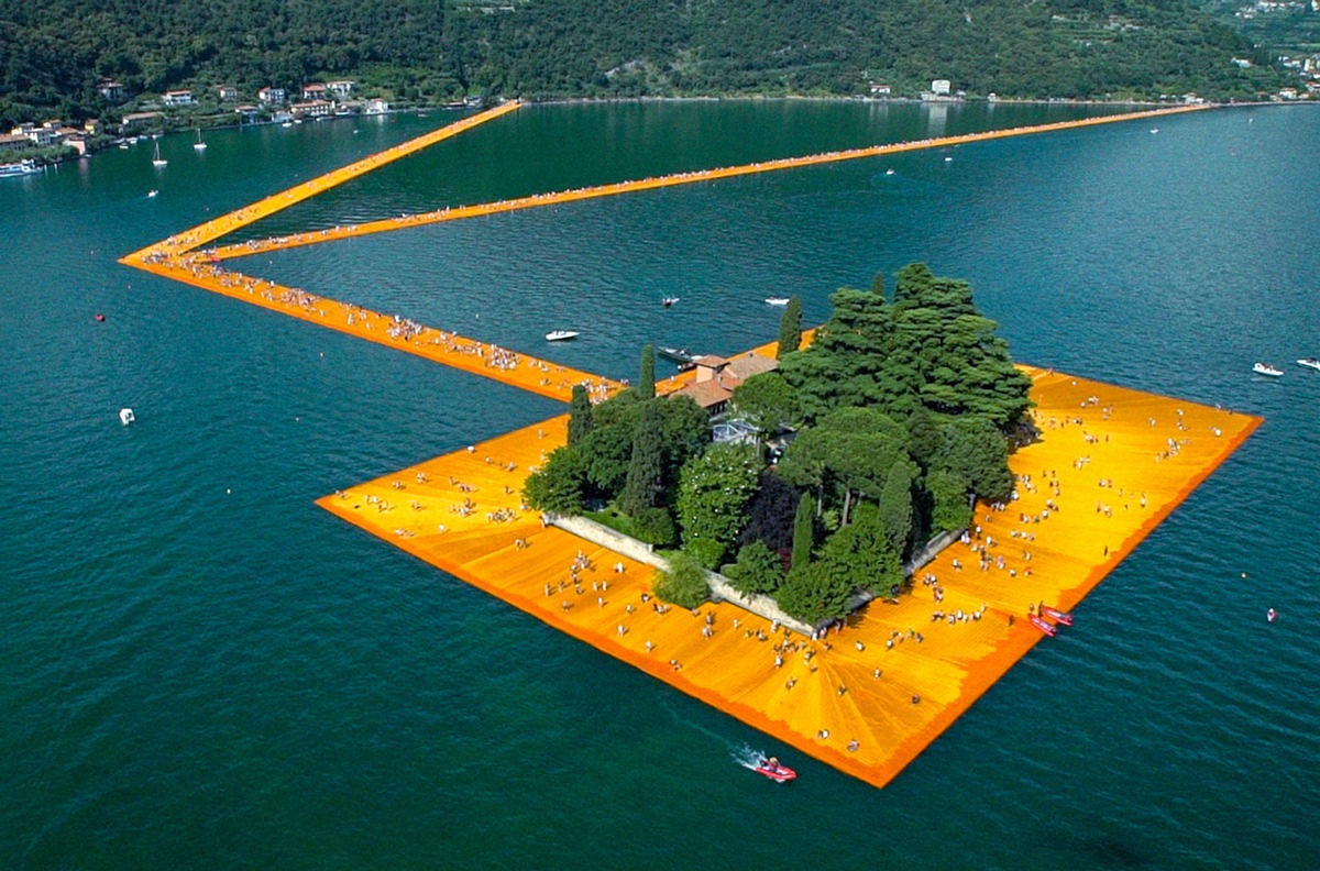 Hommage an CHRISTO / ARTE zeigt Erstausstrahlung: CHRISTO - WALKING ON WATER