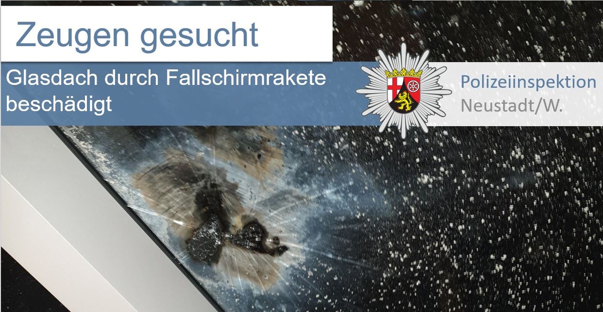 POL-PDNW: Glasdach beschädigt - Zeugen gesucht