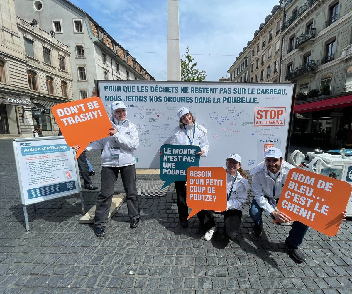 Communiqué: «La population genevoise contre le littering»