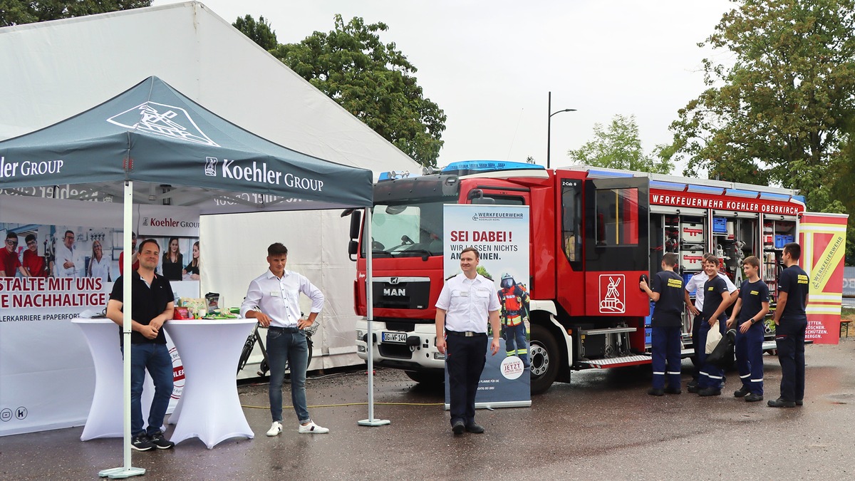 Koehler-Gruppe unterstützt Landesfeuerwehrtage Baden-Württemberg in Kehl