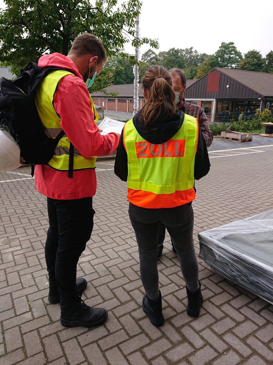 HZA-KI: Baustellenprüfung in Lübeck // 2 illegal Aufhältige festgestellt