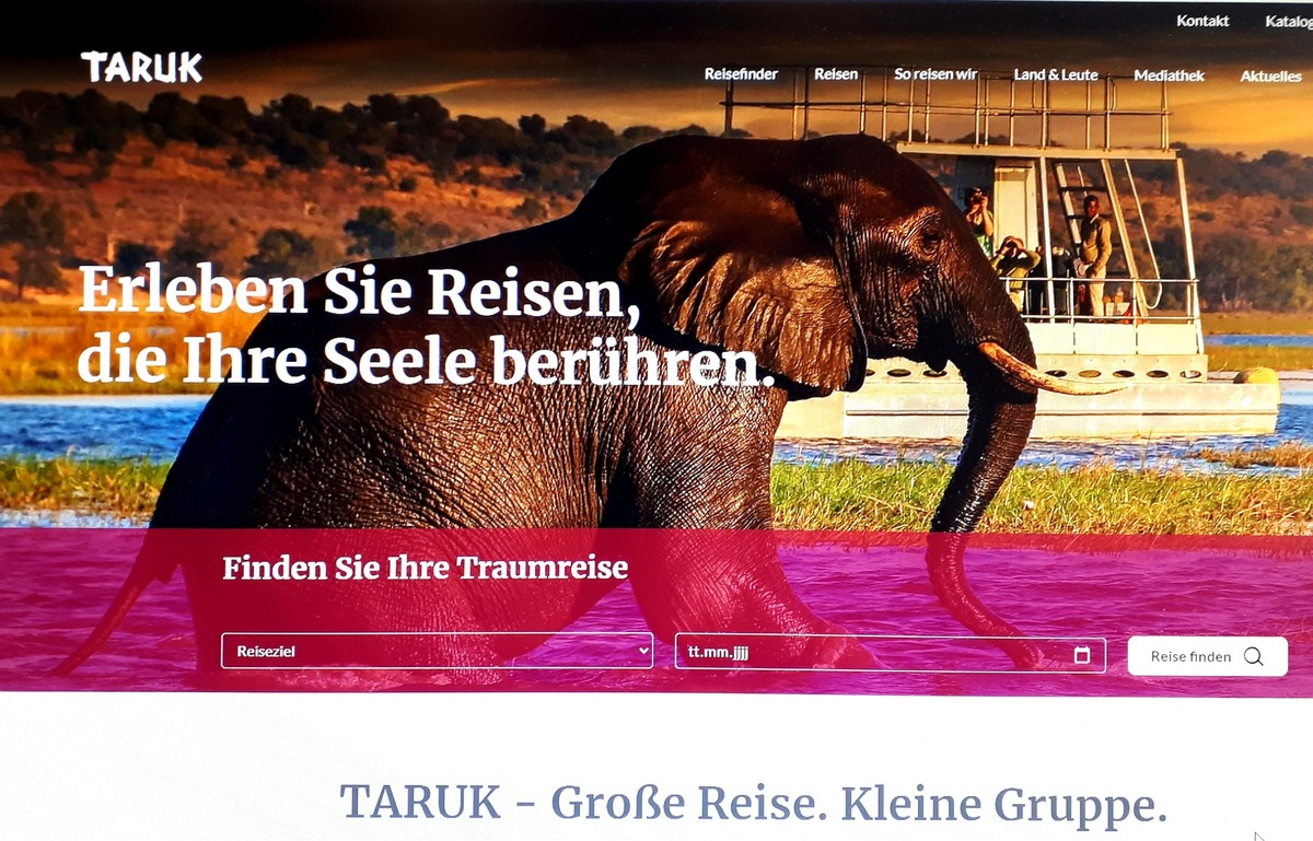 Nächstes digitales Projekt: TARUK-Website im neuen Gewand