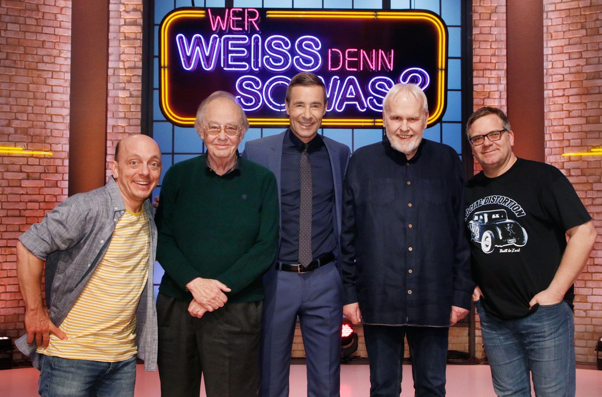 Das Erste / Stimmgewaltig - René Kollo und Gunther Emmerlich bei &quot;Wer weiß denn sowas?&quot; / Das Wissensquiz vom 6. bis 10. April 2020 um 18:00 Uhr im Ersten