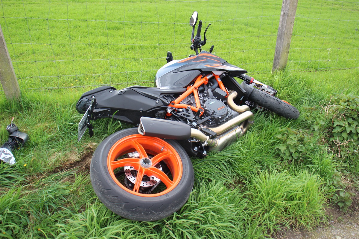 POL-COE: Billerbeck, Darfelder Straße/ Motorradfahrer schwer verletzt