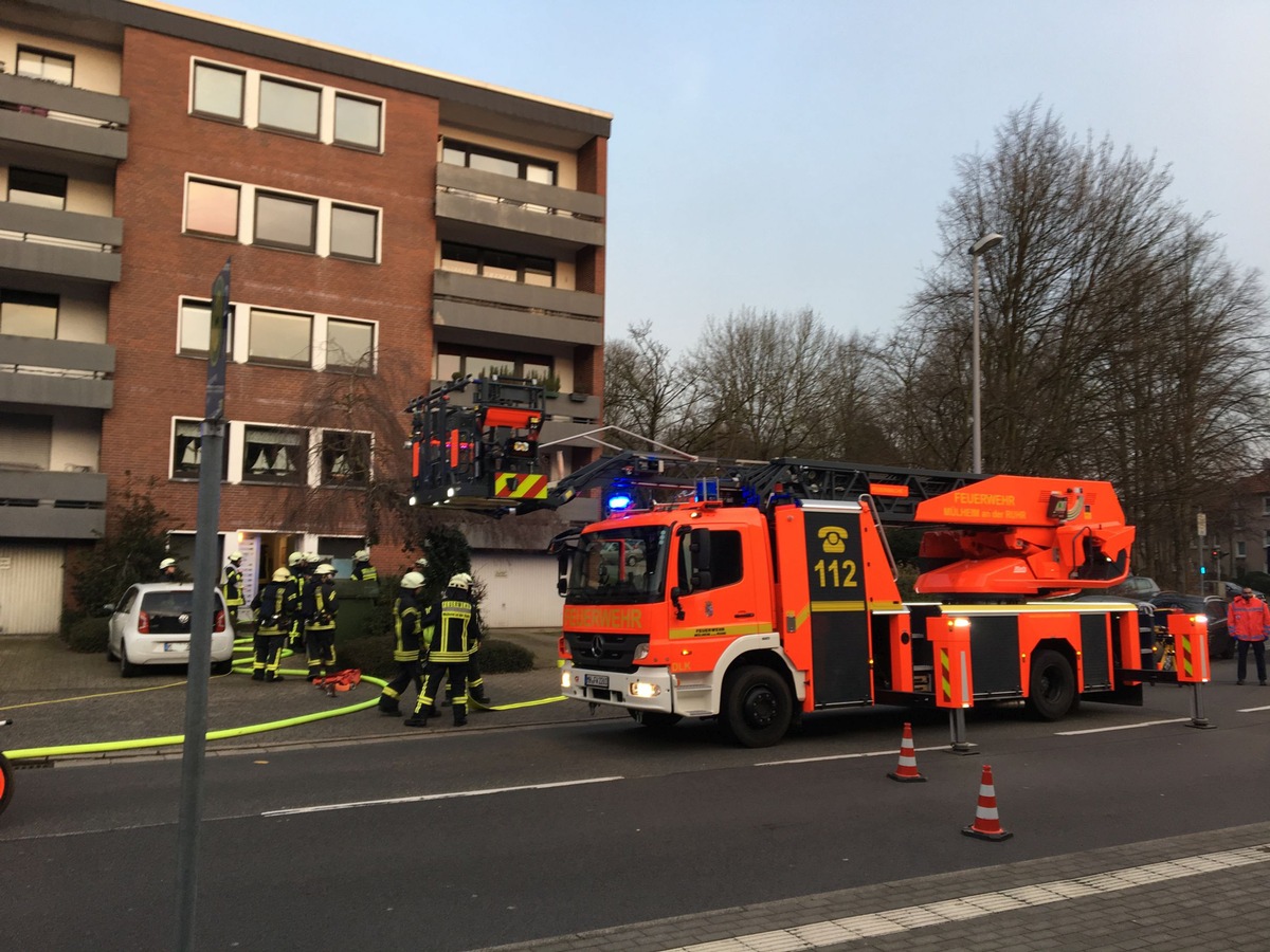 FW-MH: Kellerbrand im Ortsteil Saarn | Presseportal