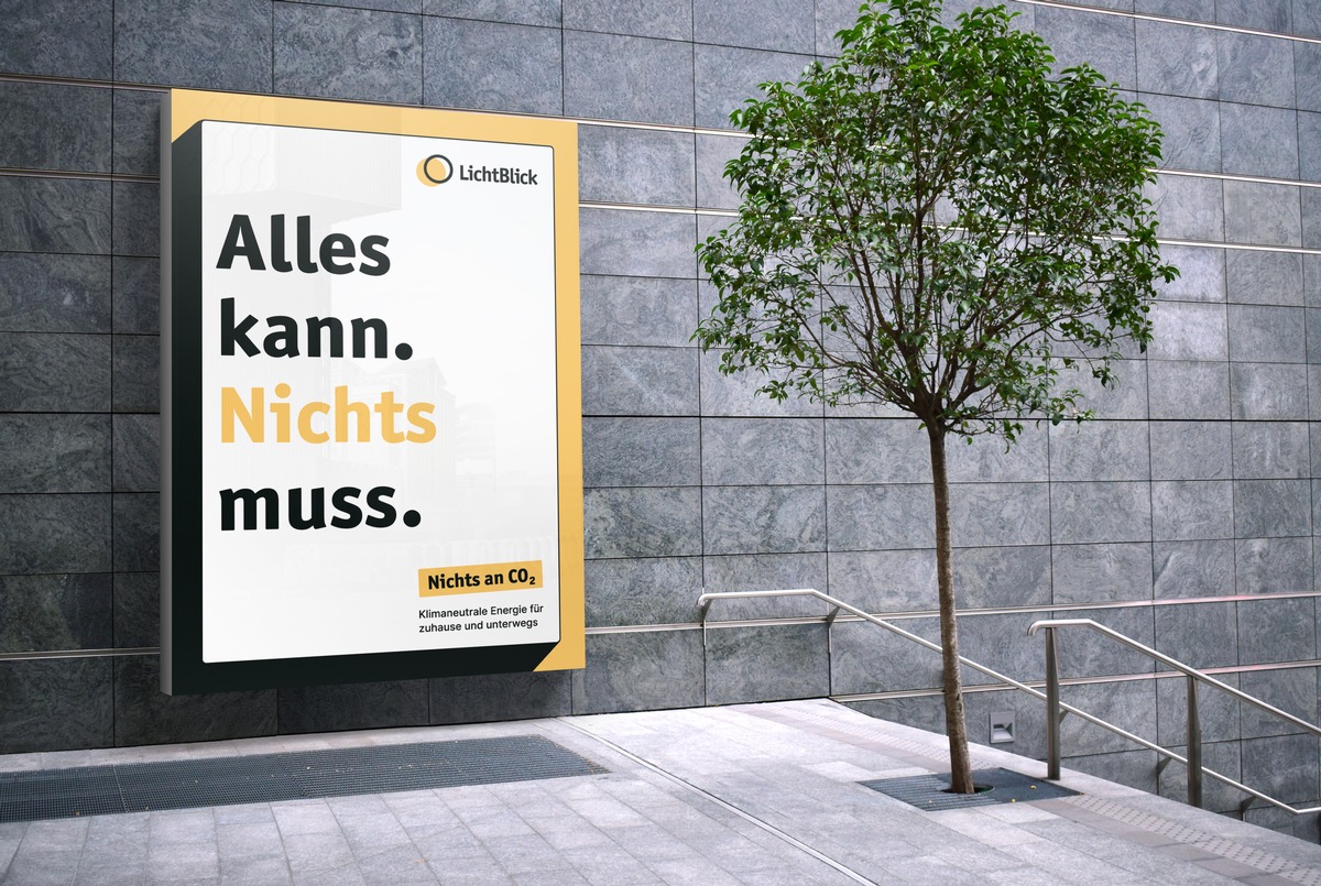 Neue LichtBlick Kampagne wirbt für nichts