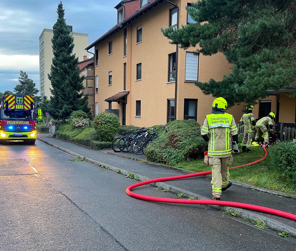 FW Konstanz: Küchenbrand