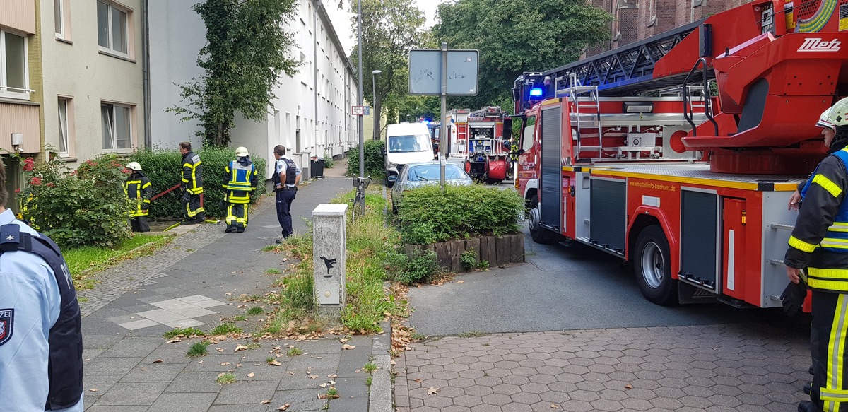 FW-BO: Wohnungsbrand in der Arnoldstraße