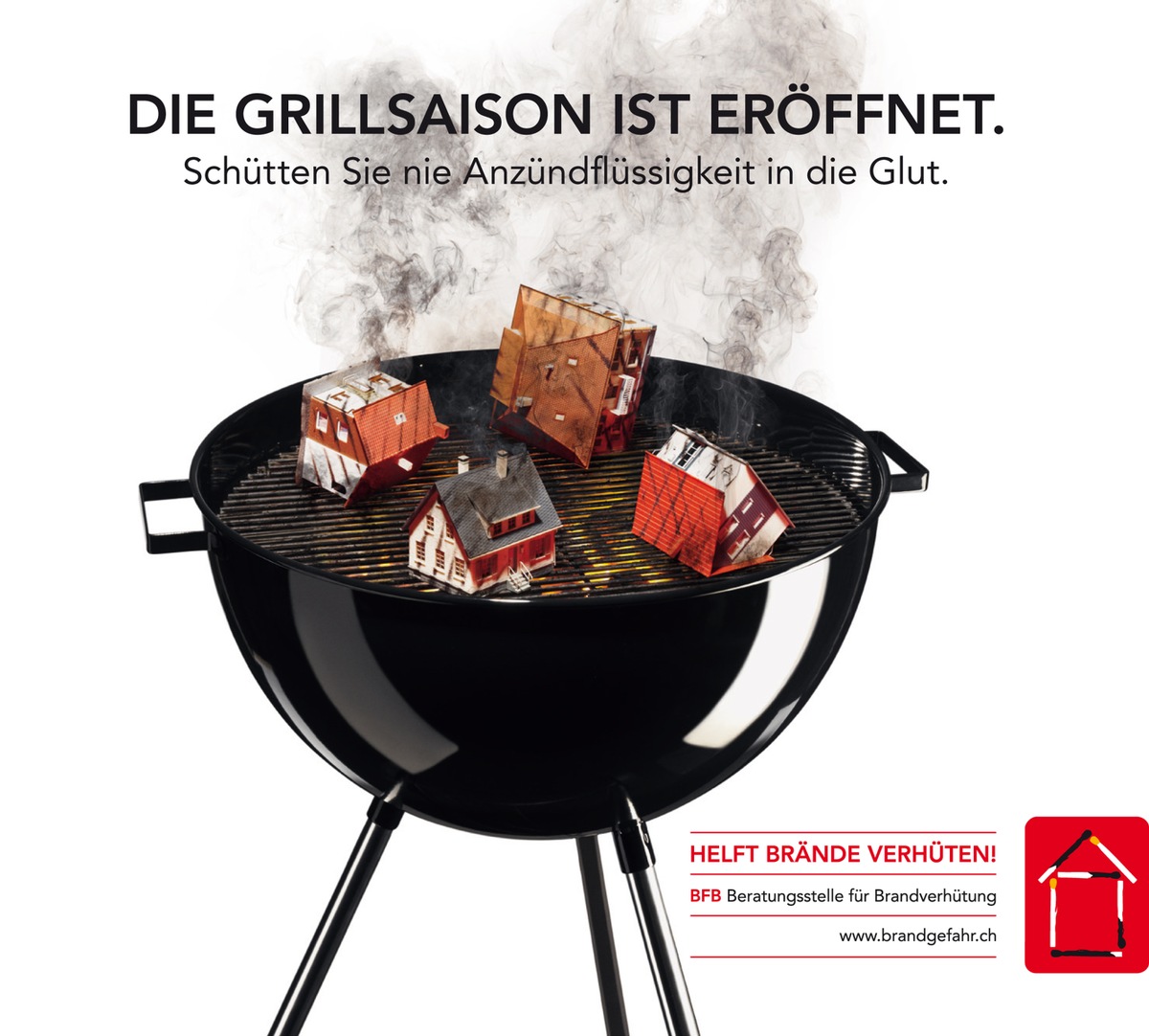 Die Grillsaison ist eröffnet: Unfallfreies Grillvergnügen mit den Tipps der BfB