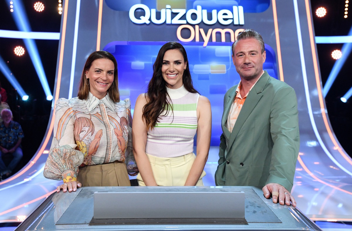 Sänger Sasha und Ehefrau Julia gegen den &quot;Quizduell-Olymp&quot; / Am Freitag, 28. Juli, 18:50 Uhr im Ersten