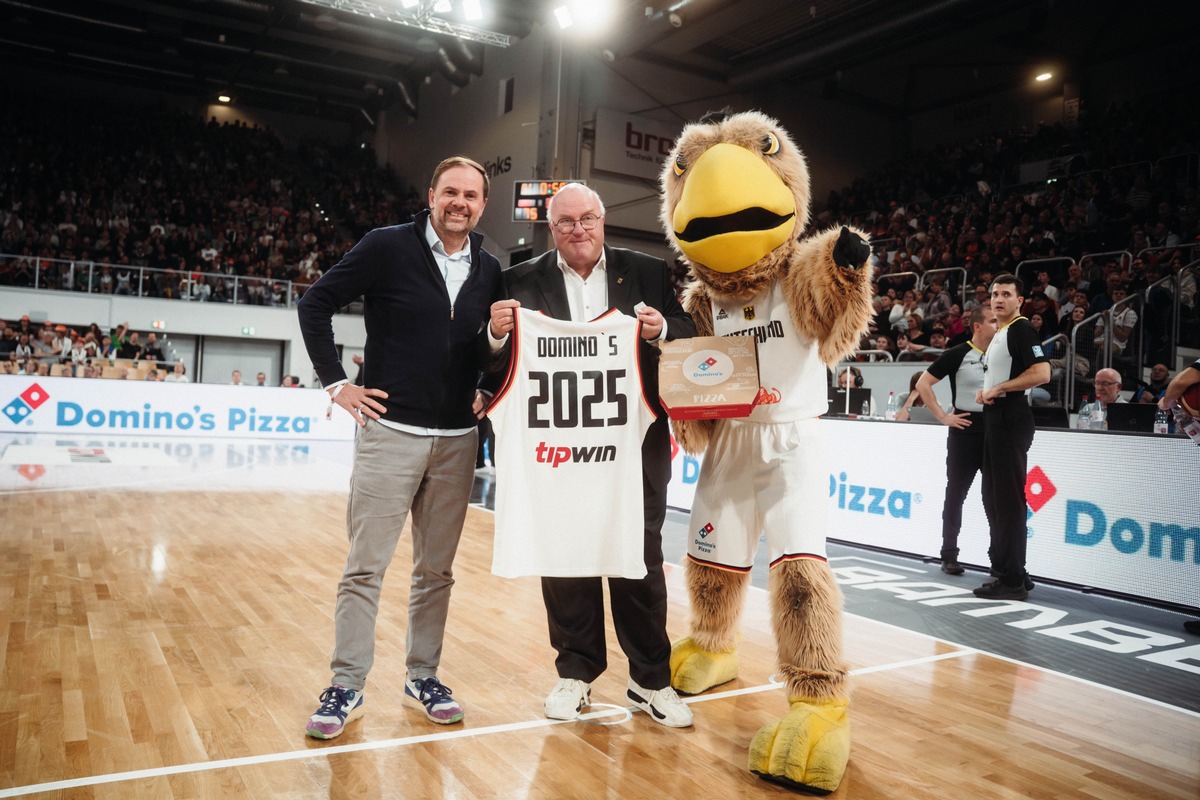 Domino&#039;s Pizza Deutschland wird Premium-Partner der deutschen Basketball-Nationalmannschaft