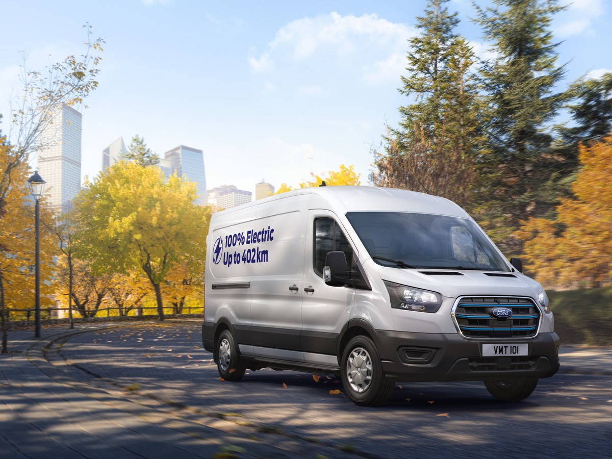 Ab sofort bestellbar: Neuer Ford E-Transit mit größerer Batterie und erhöhter Reichweite