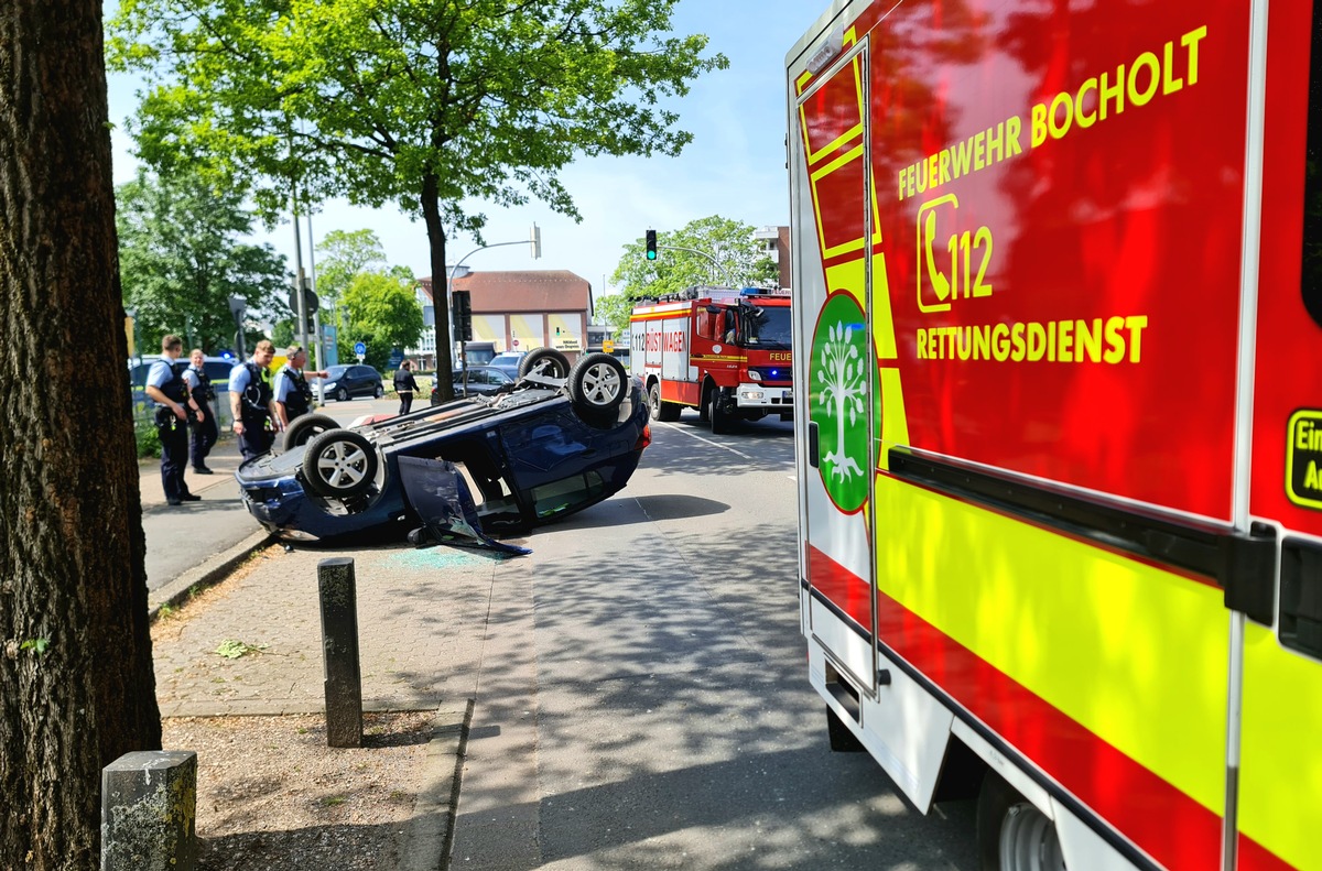 FW Bocholt: Verkehrunfall in Bocholt