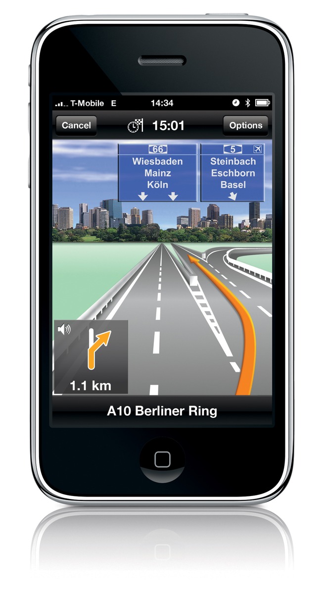 Als erster am Ziel: NAVIGON MobileNavigator für das iPhone ist ab sofort im App Store verfügbar