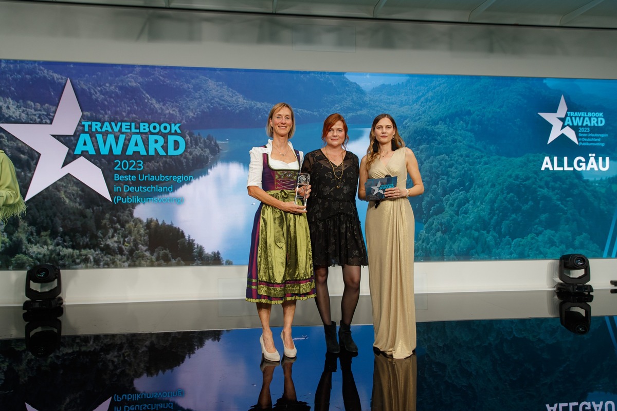 Travelbook Award 2023, Allgäu ist beste Urlaubsregion Deutschlands