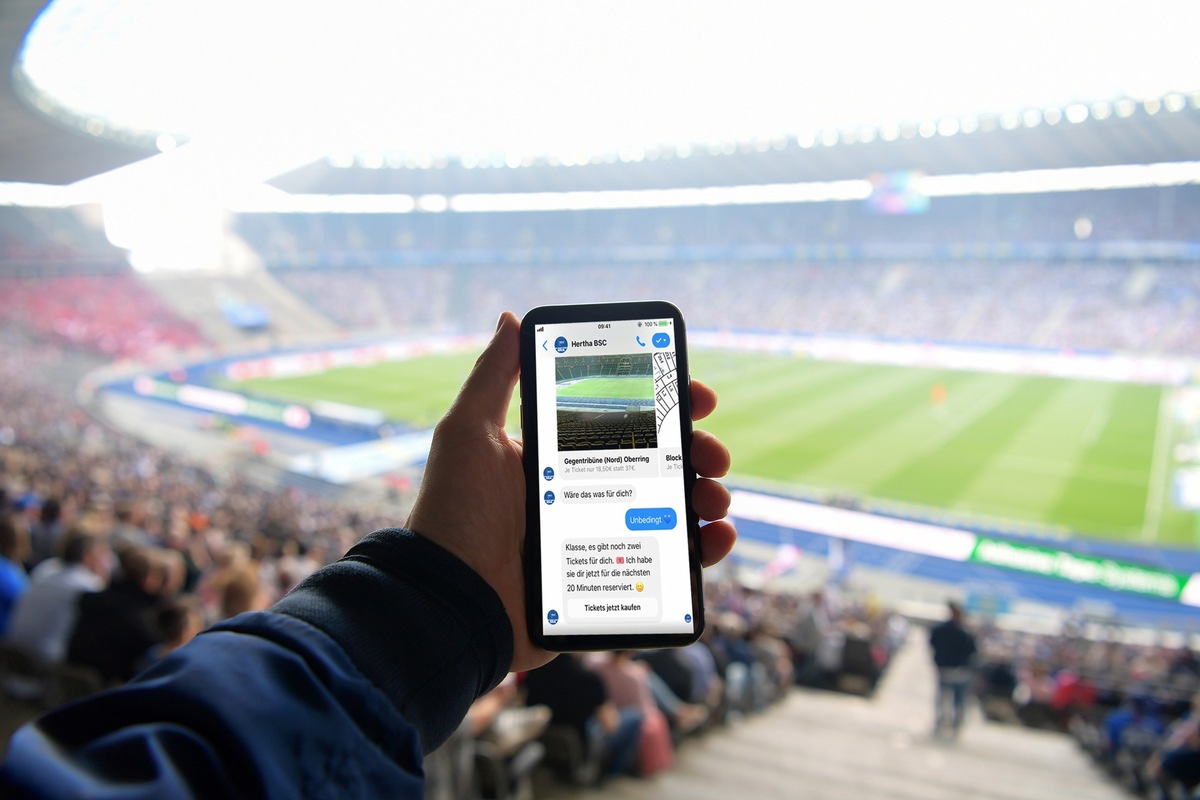 TicketBot im Messenger: Hertha BSC setzt Digitalinnovation um