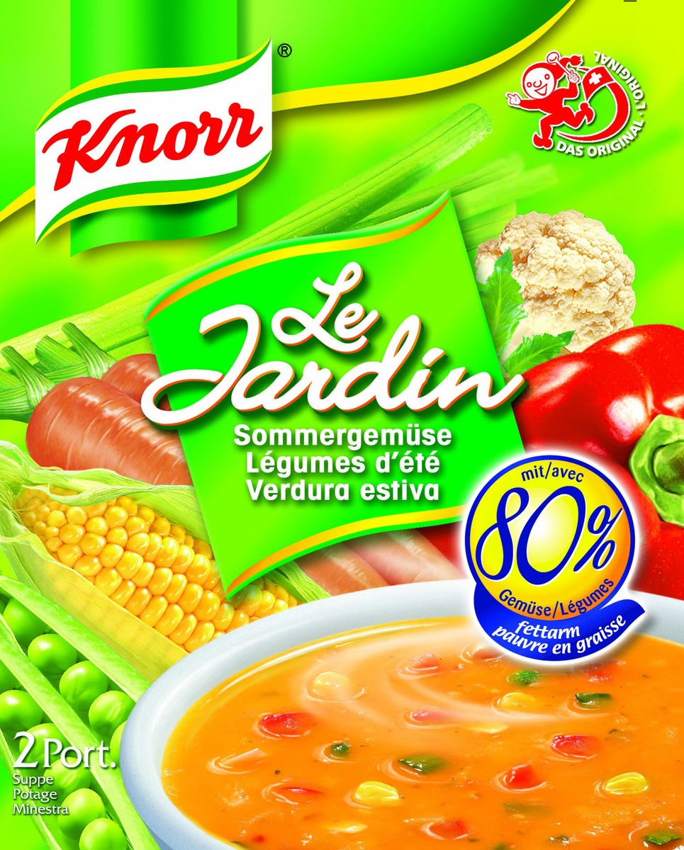 Suppen machen fit - Leicht gemacht mit KNORR &quot;Le Jardin&quot;