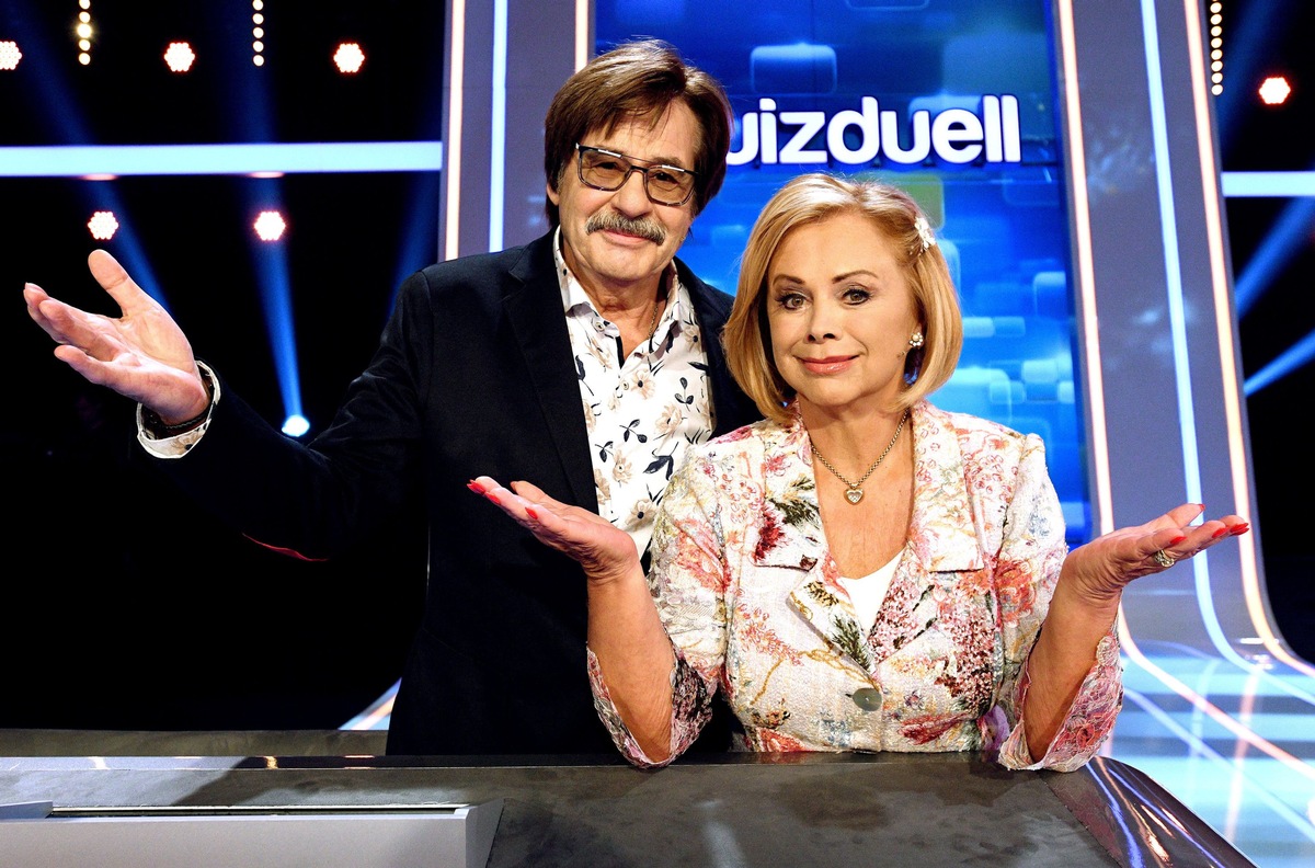 Das Erste / Show-Legenden Marijke Amado und Jörg Draeger vs. &quot;Quizduell-Olymp&quot; am Freitag, 27. März 2020, 18:50 Uhr im Ersten