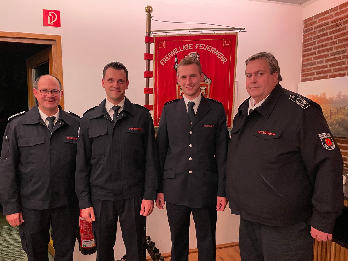 Feuerwehr Kalkar: Jahresabschluss der Brandmeister