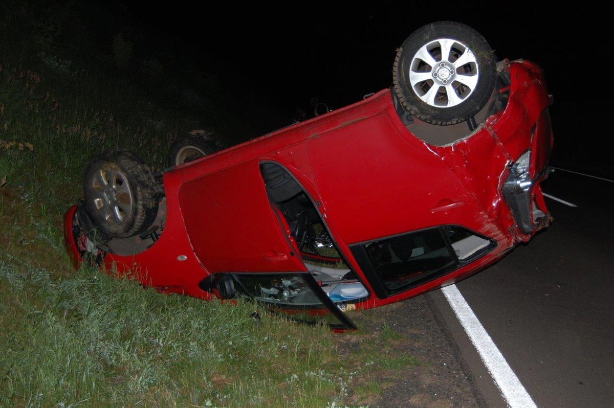 POL-PPWP: Verkehrsunfall unter Alkoholeinfluss