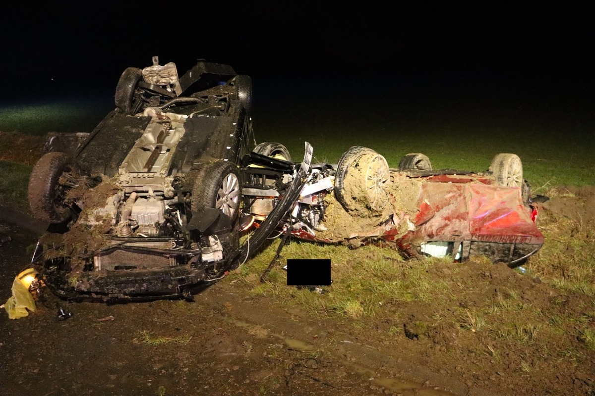 POL-DO: Zwei Autos überschlagen sich auf der A 2 - zwei Verletzte