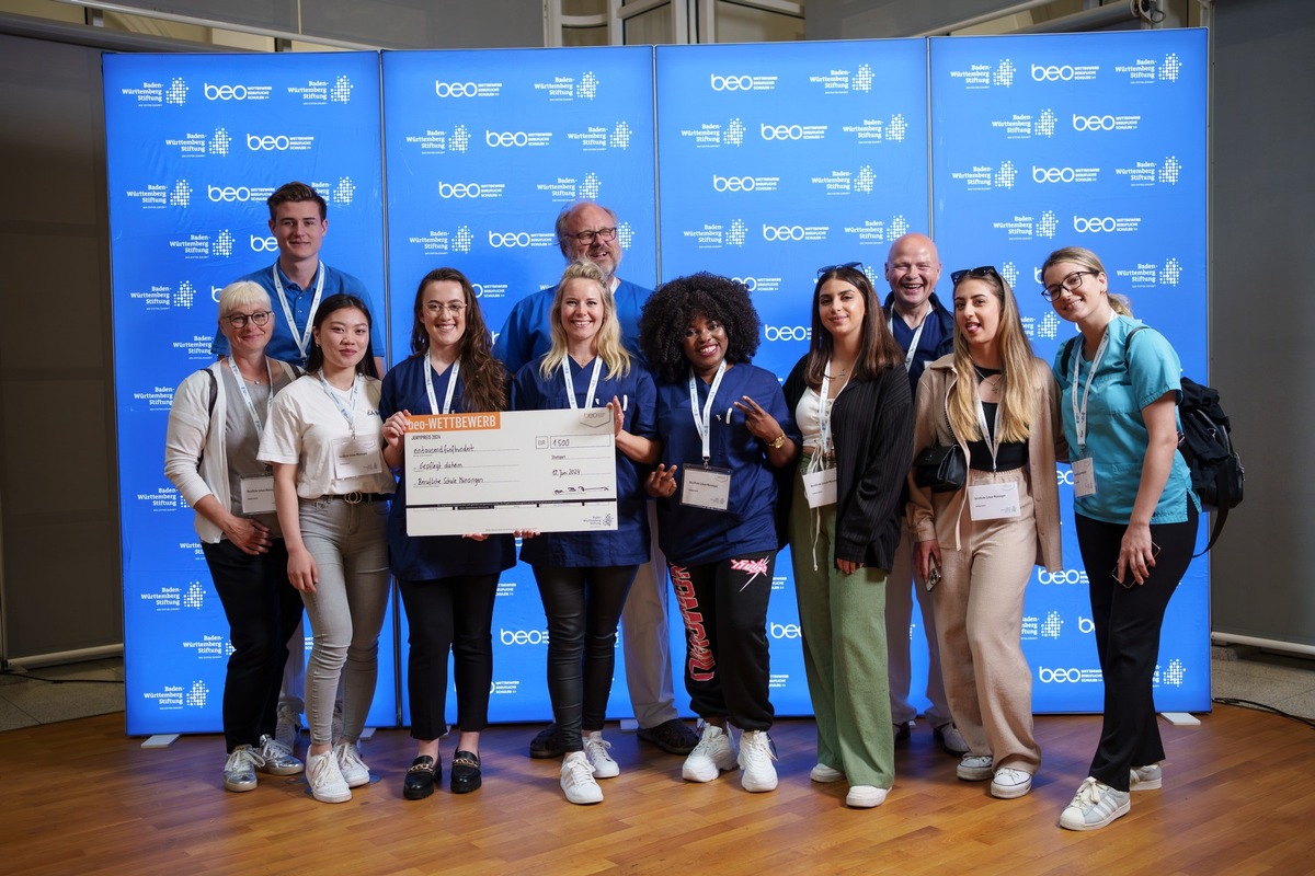 PM: Berufliche Schule Münsingen gewinnt Wettbewerb der BW Stiftung