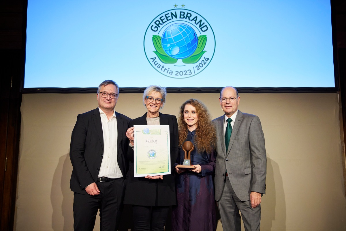 Lavera Naturkosmetik GREEN BRAND Austria 2024 / Ja zu konsequenter Nachhaltigkeit