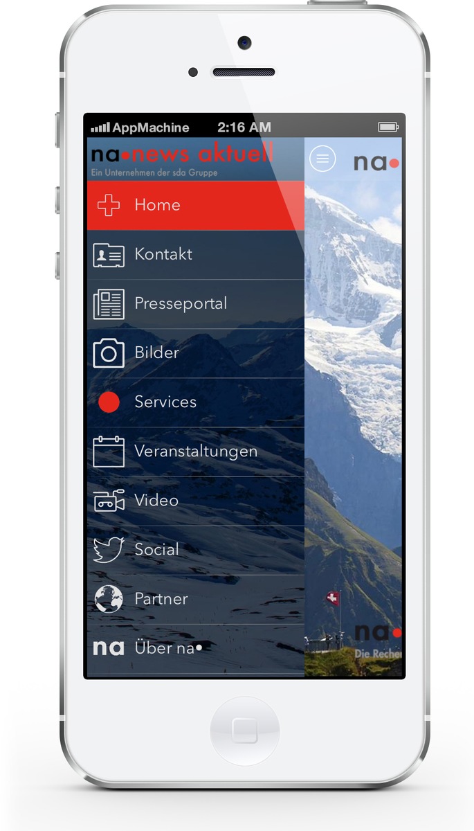Kommunikationsdienstleister news aktuell (Schweiz) AG stellt gemeinsam mit AppMachine neue App für Unternehmensnachrichten bereit