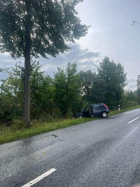 POL-HI: Schwerer Baumunfall fordert eine schwerverletzte Person