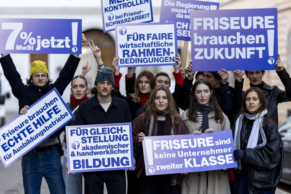 Friseurbranche fordert faire Rahmenbedingungen von der Bundesregierung