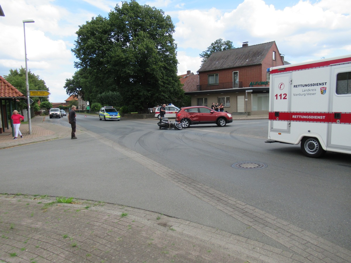 POL-NI: Motorradfahrer schwer verletzt