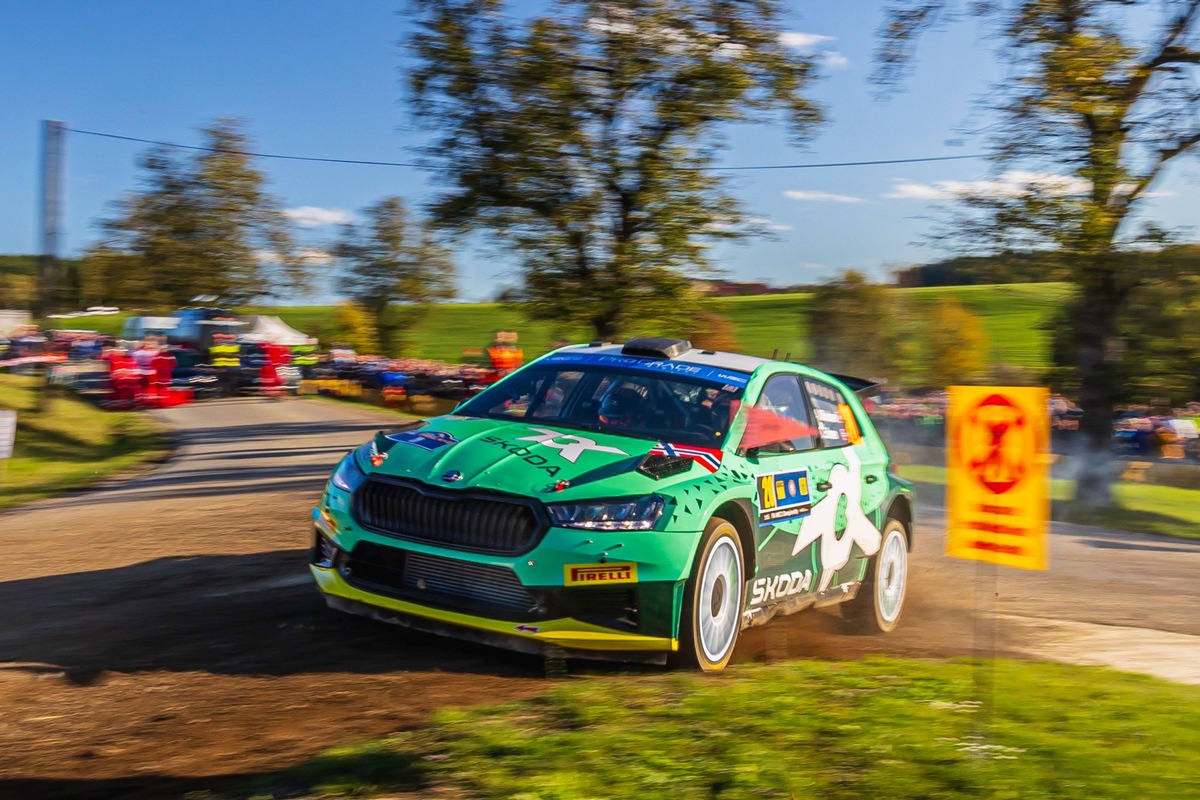 Ergebnis Rallye Zentraleuropa: Skoda feiert WRC2-Dreifachsieg Andreas Mikkelsen gewinnt WRC2-Meisterschaft