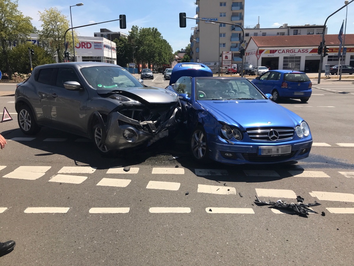 POL-PPWP: Nach Vorfahrtsunfall: Zwei Verletzte und Totalschaden