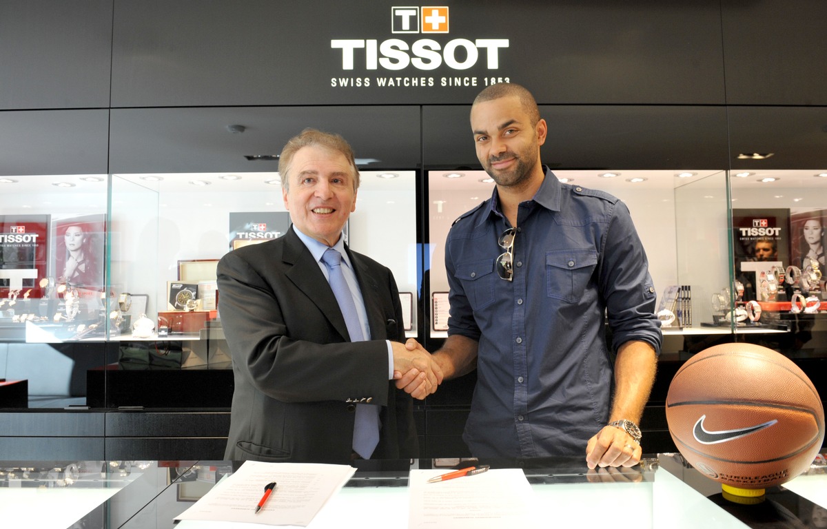 Tissot engage le joueur de basketball Tony Parker en tant qu&#039;Ambassadeur international