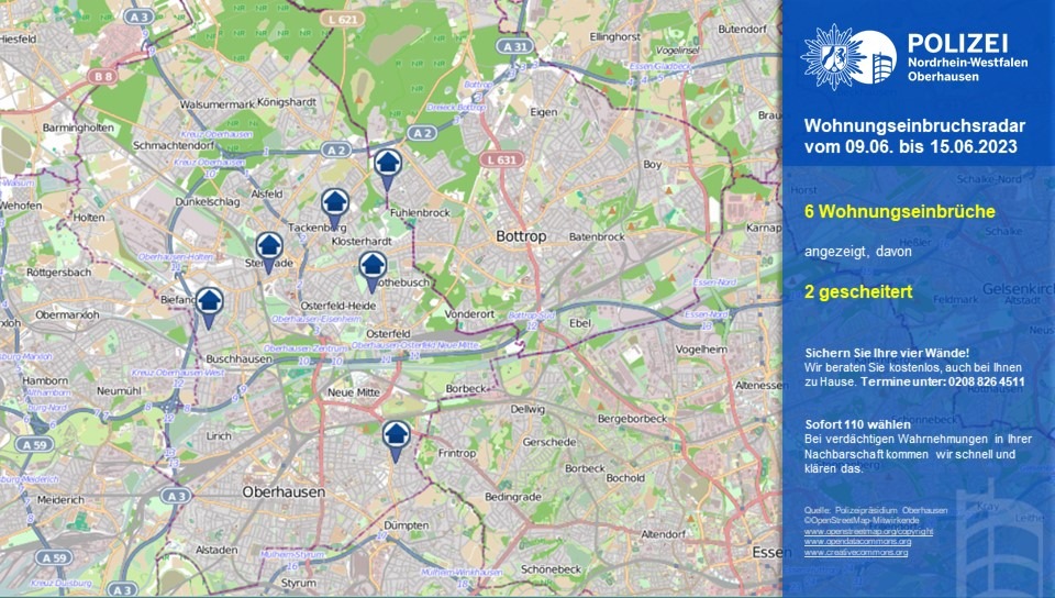 POL-OB: Wohnungseinbruchsradar - Polizeiexperten beraten kostenlos