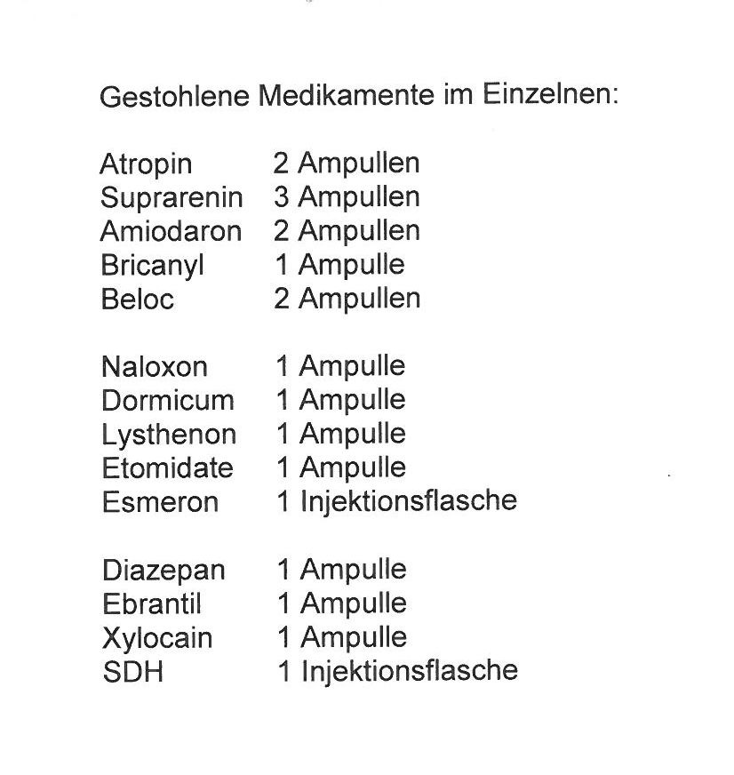 POL-H: Zeugenaufruf - Warnhinweis! Unbekannter verschafft sich Medikamente aus Notfallkoffer