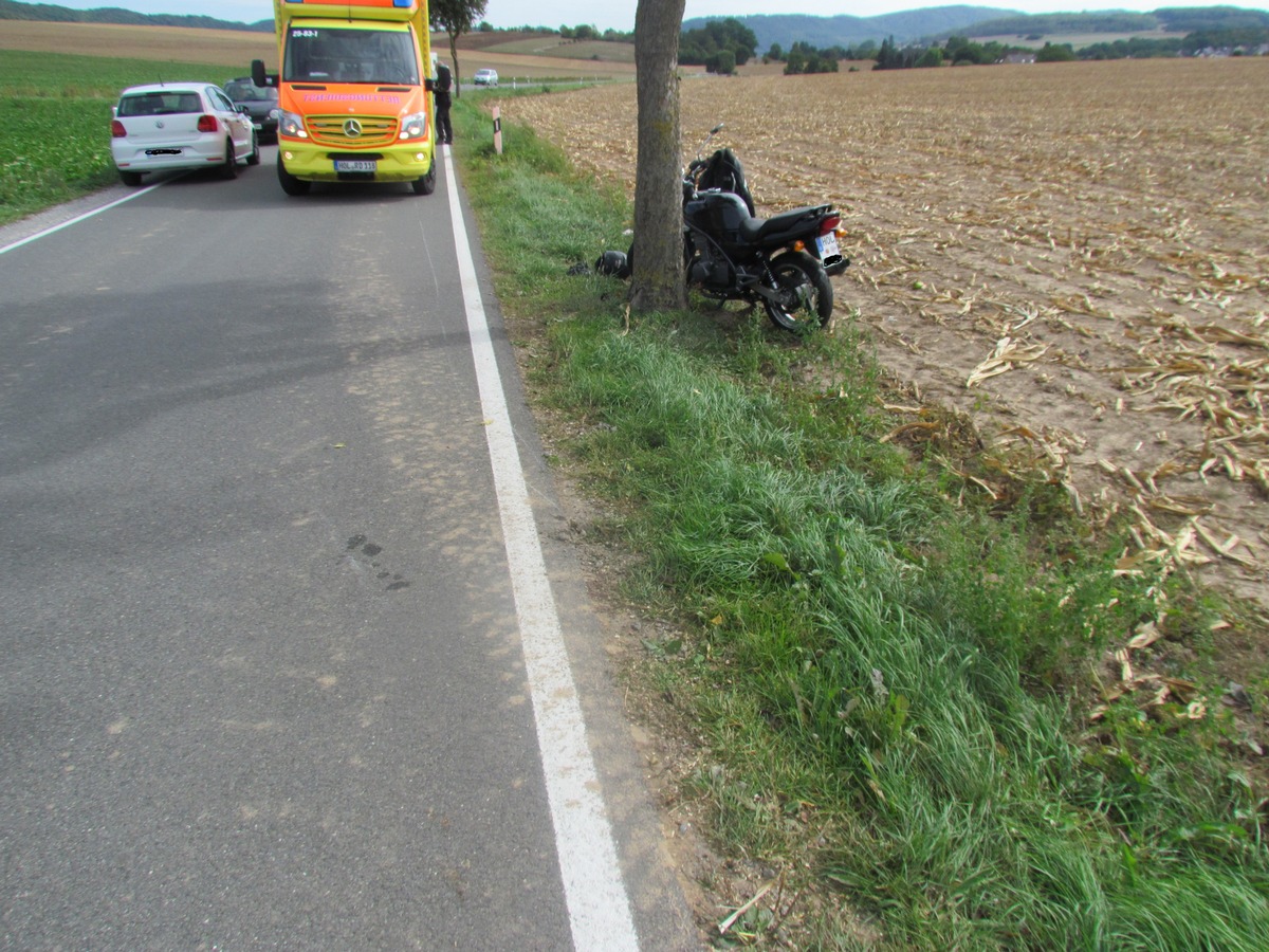 POL-HM: Kradunfall zwischen Daspe und Hayen