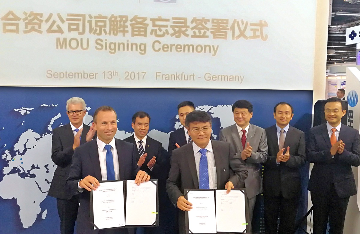 ZF und BAIC vereinbaren Zusammenarbeit in der Elektromobilität