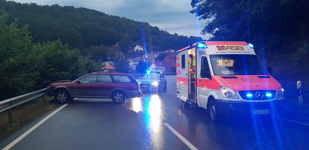 POL-PDPS: Verkehrsunfall mit schwerverletzer Person