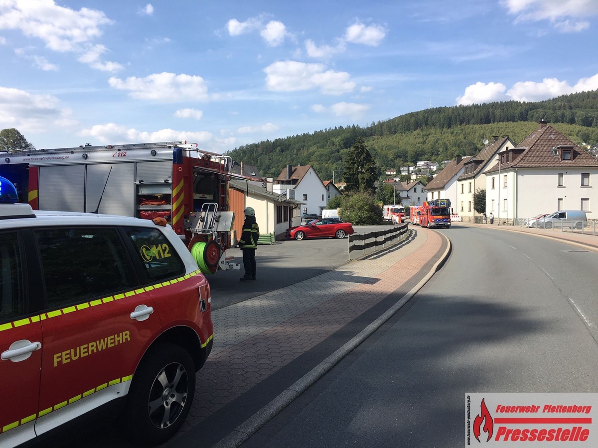 FW-PL: OT-Stadtmitte. Rauchentwicklung in Industriebetrieb sorgt für Feuerwehreinsatz.